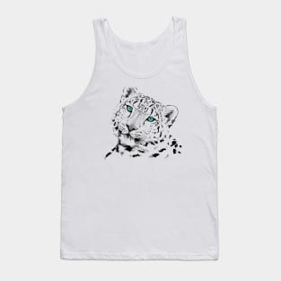 Snow leopard Tank Top